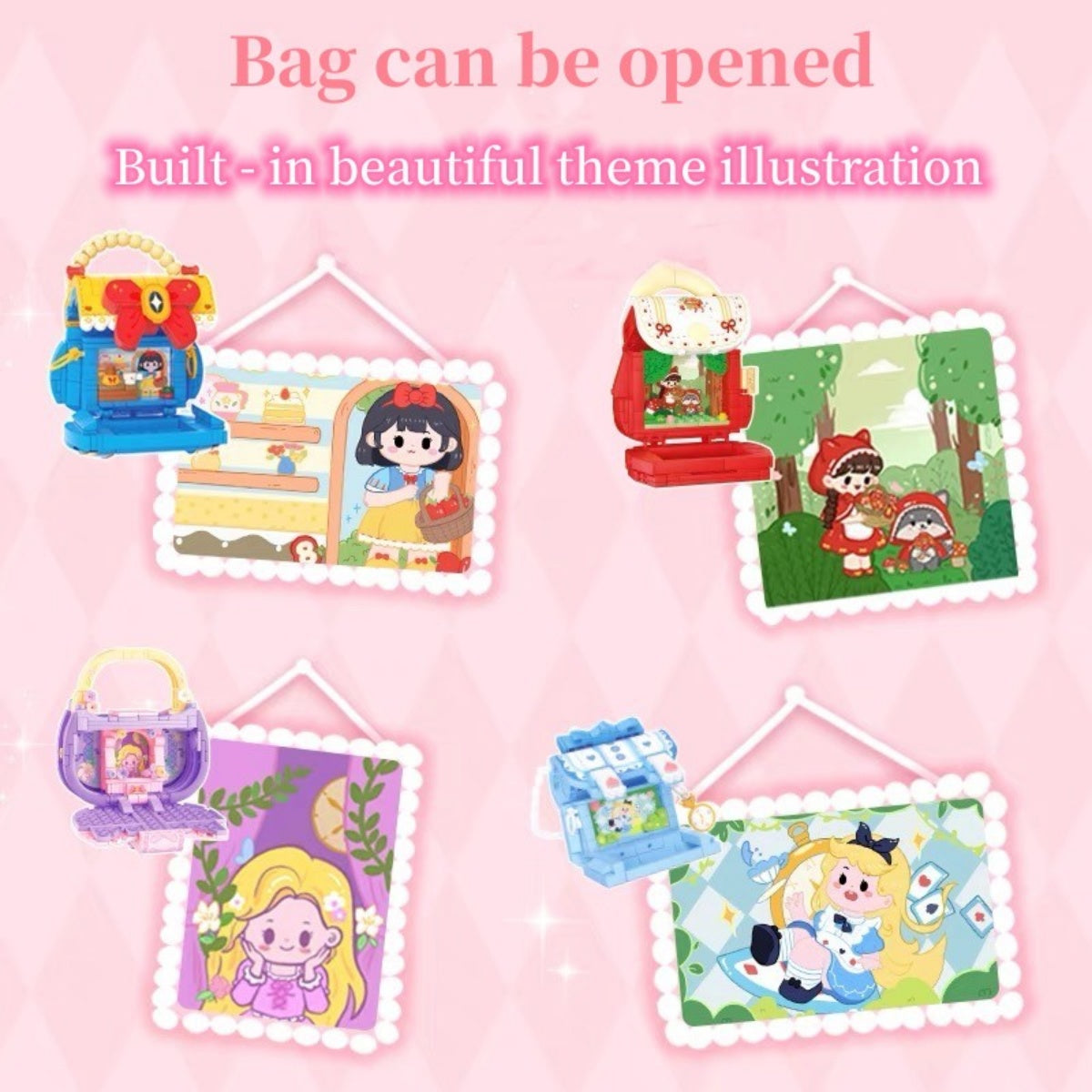 Building blocks-princess bag