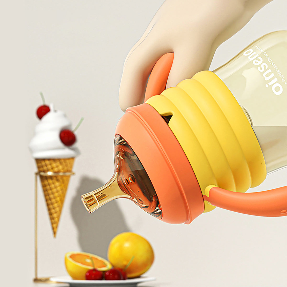 240ml Shatterproof and Easy-to-Clean Straw Cup