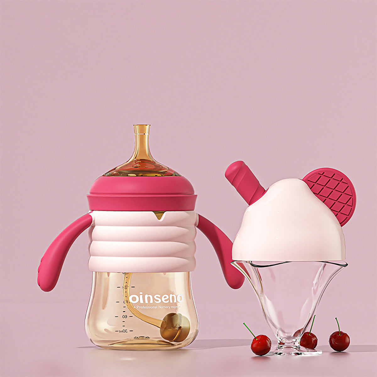 240ml Shatterproof and Easy-to-Clean Straw Cup