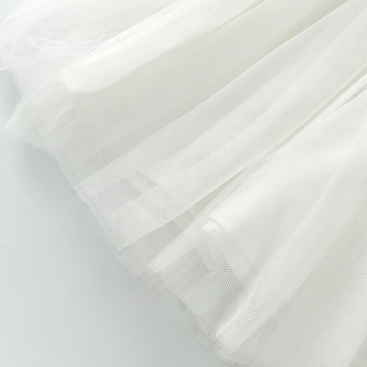 Flying sleeves tulle skirt