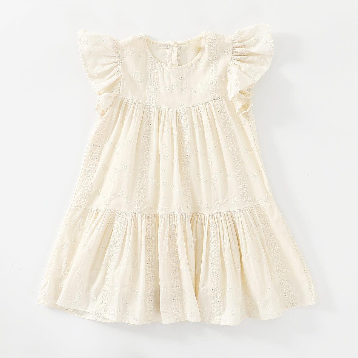 Floral Embroidered Sleeveless Dress