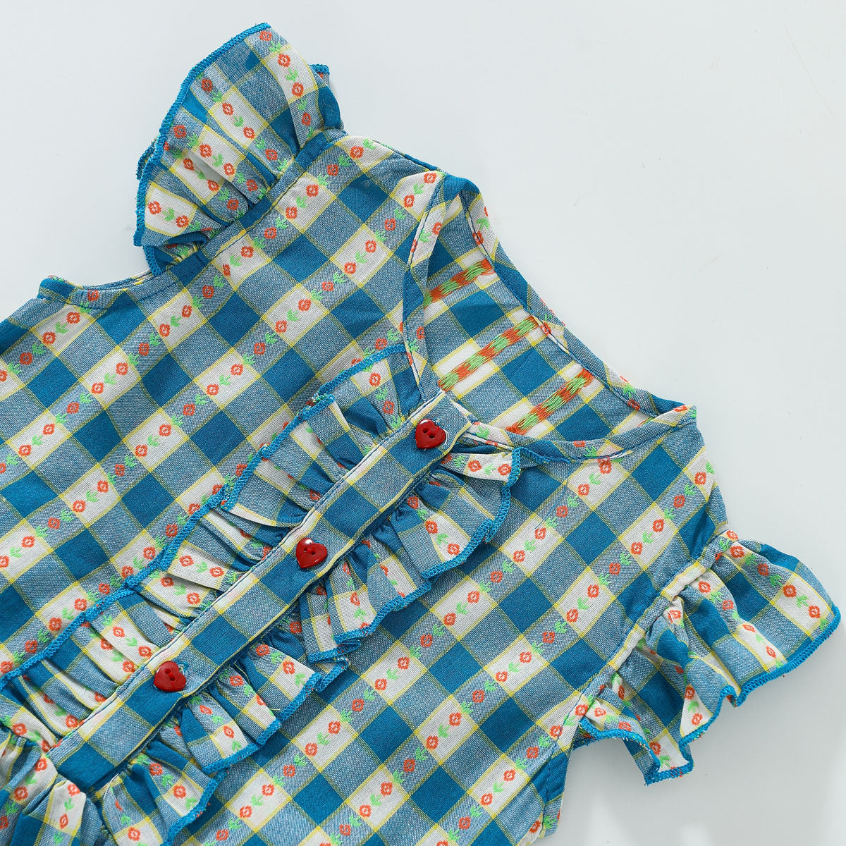 بدلة بلوزة منقوشة