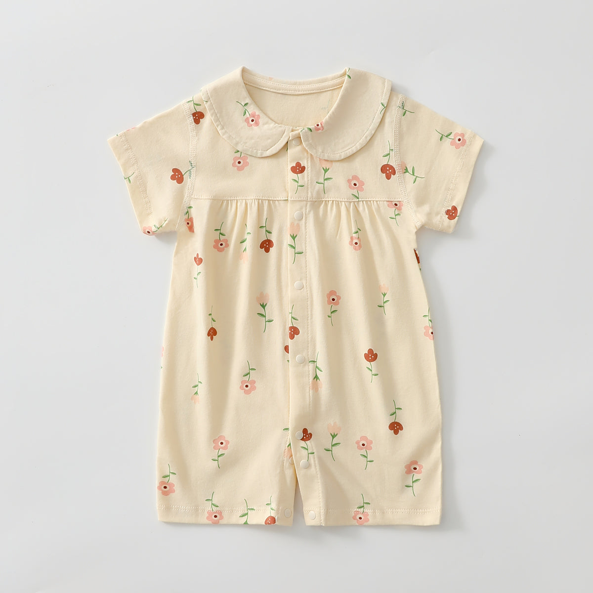 Small flower print romper