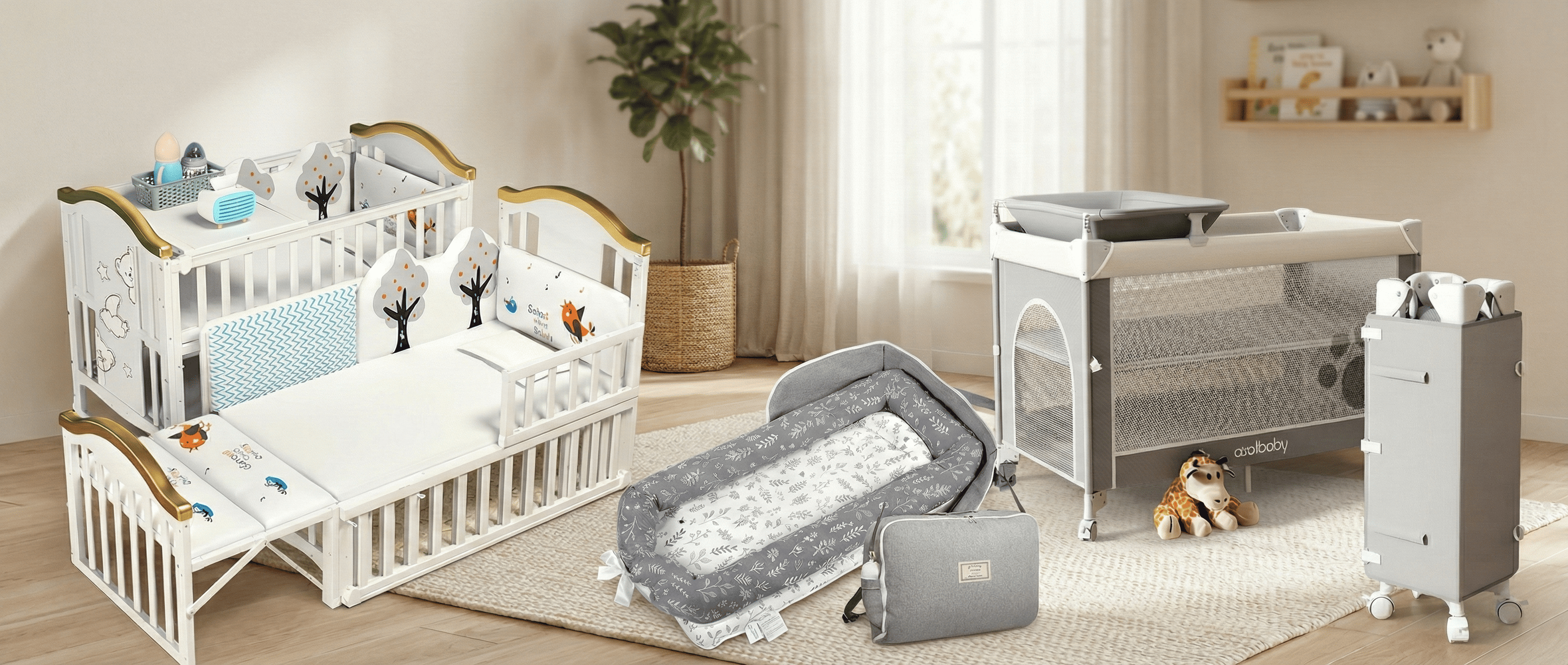 سرير أطفال صغير