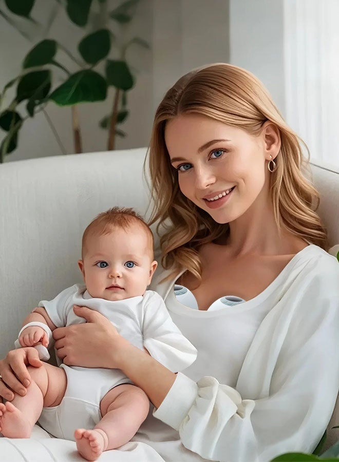 Wearable Electric Breast Pump | Hands-Free with 4 Modes & 12 Suction Levels