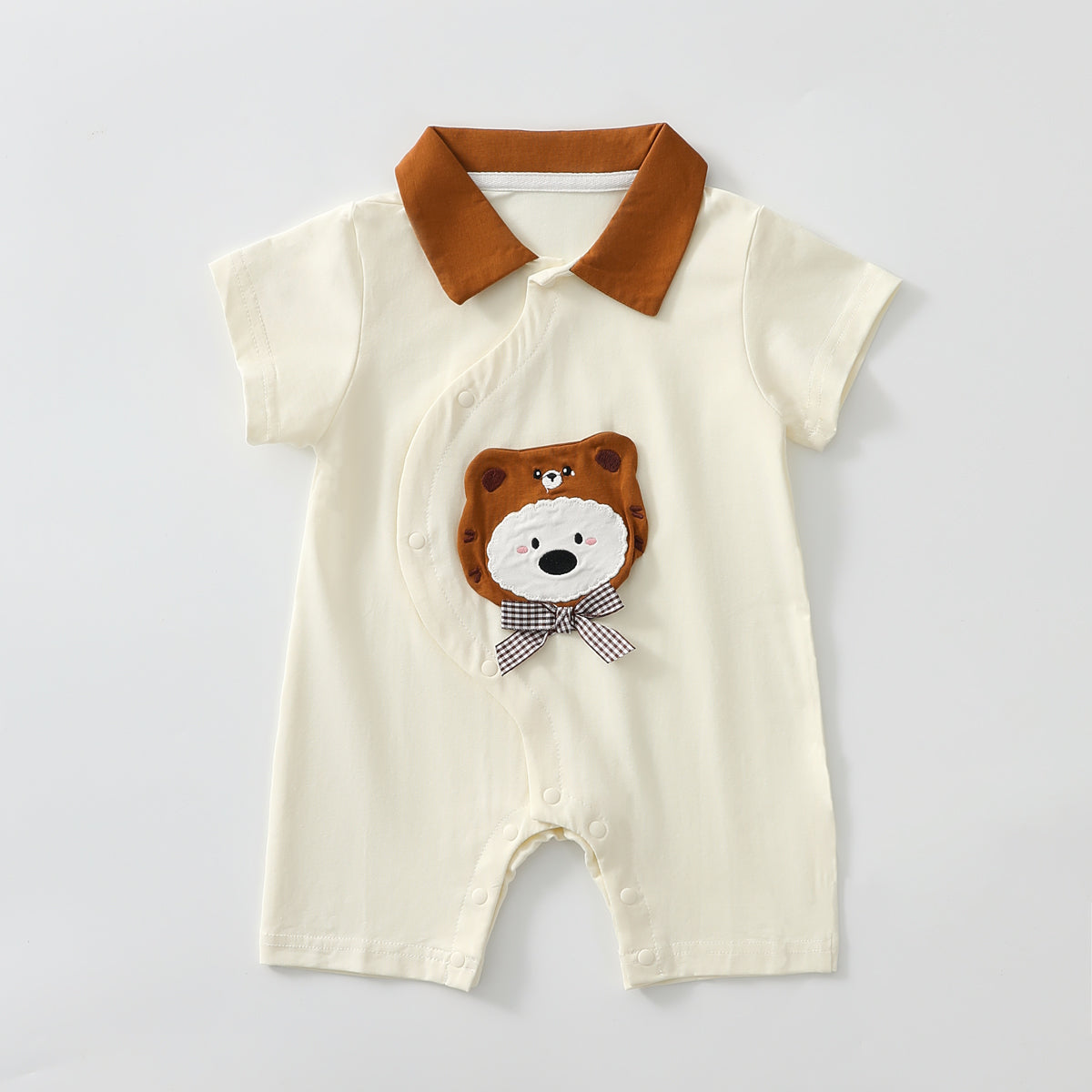 Bear lapel bodysuit