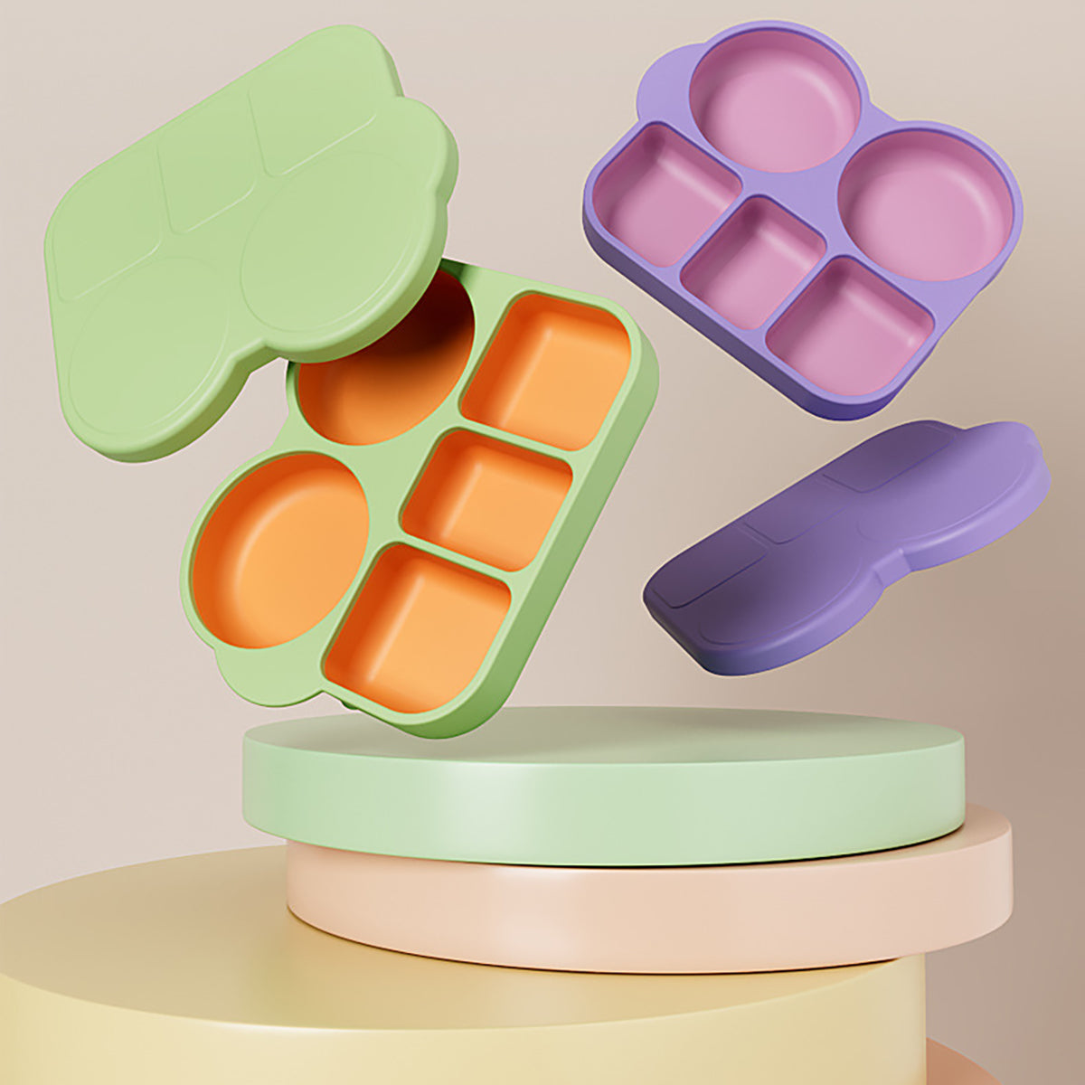 Silicone dinner plate