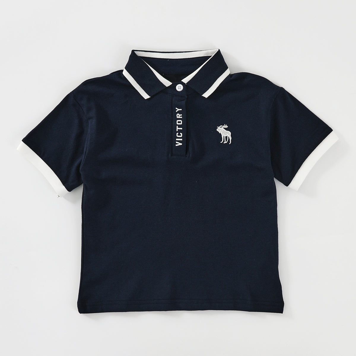 Deer Embroidery Polo Shirt