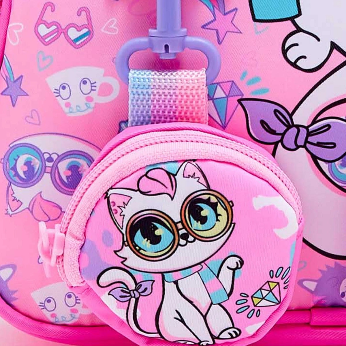 Cartoon Cat School Backpack