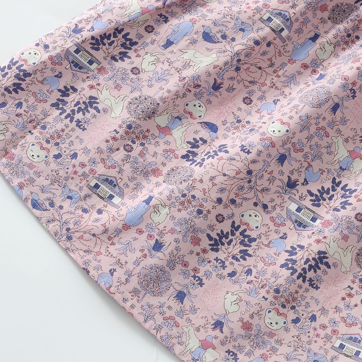 Pastoral style small flying sleeve vest dress