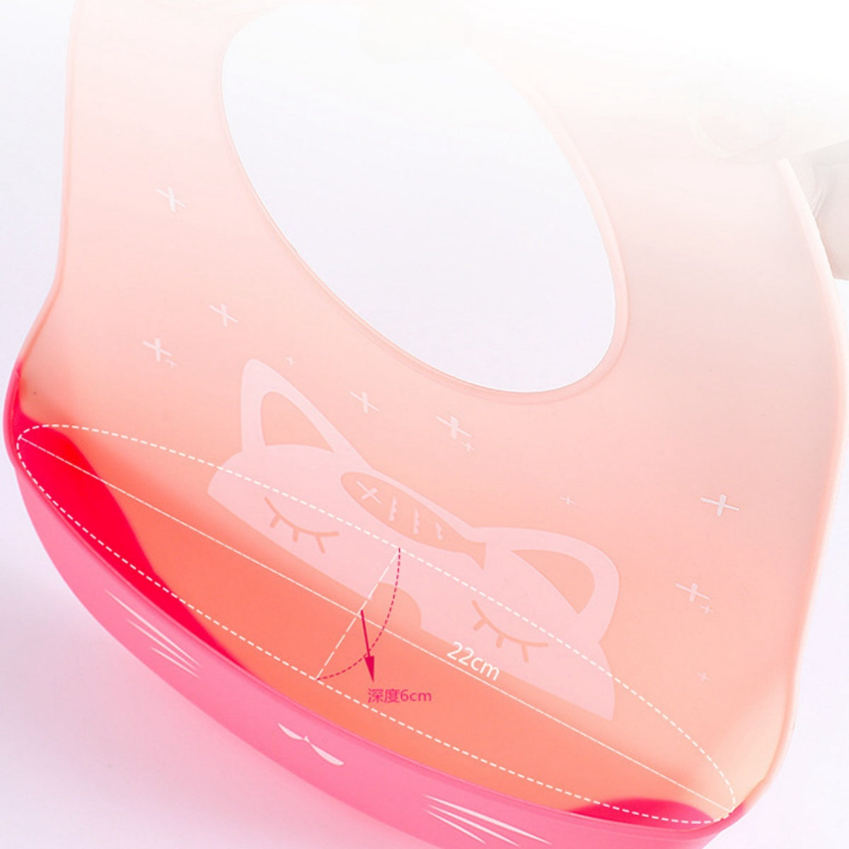 Dustproof waterproof baby silicone bibs