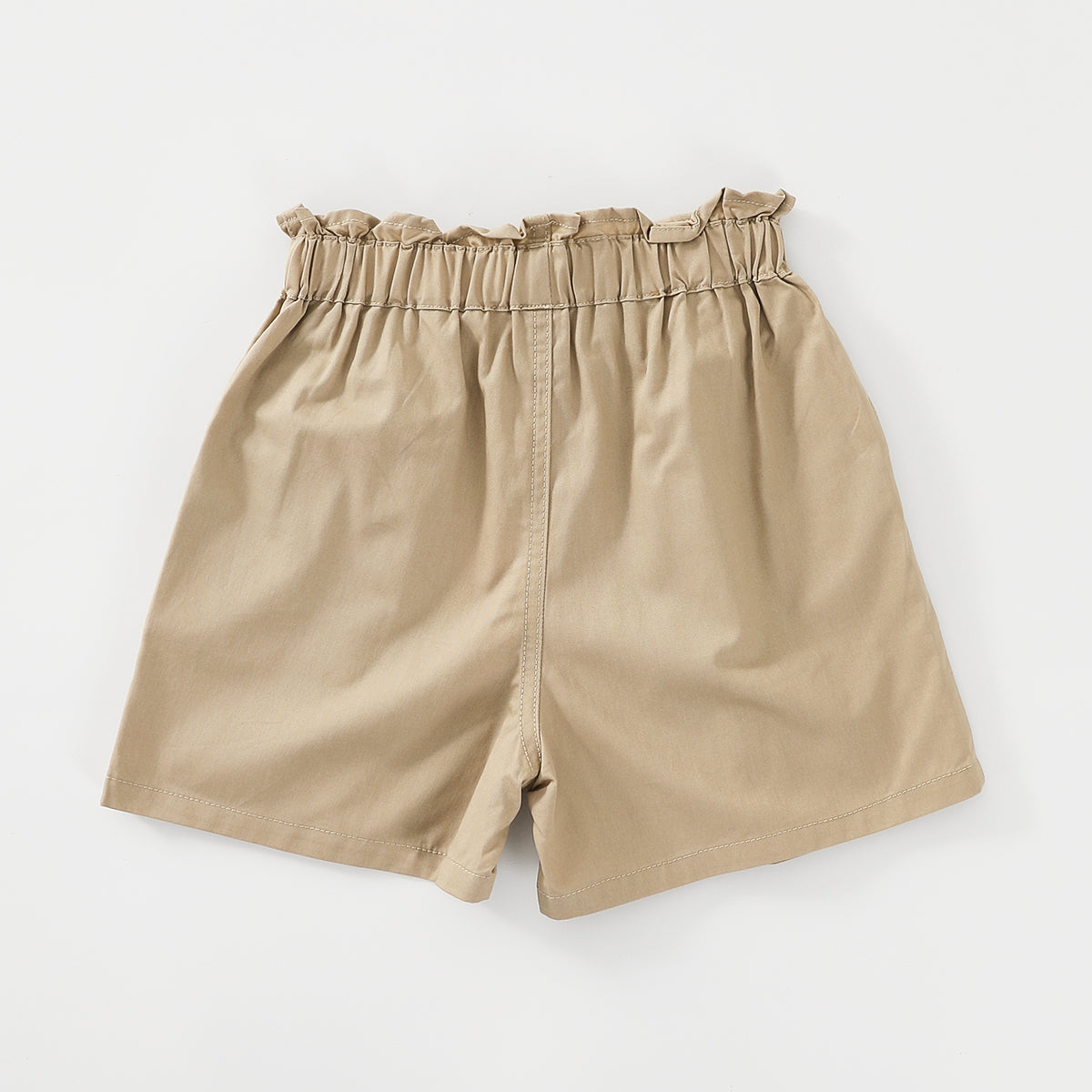 Embroidered Belted Casual Shorts