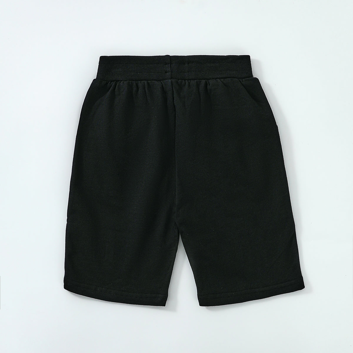 Lettering print shorts