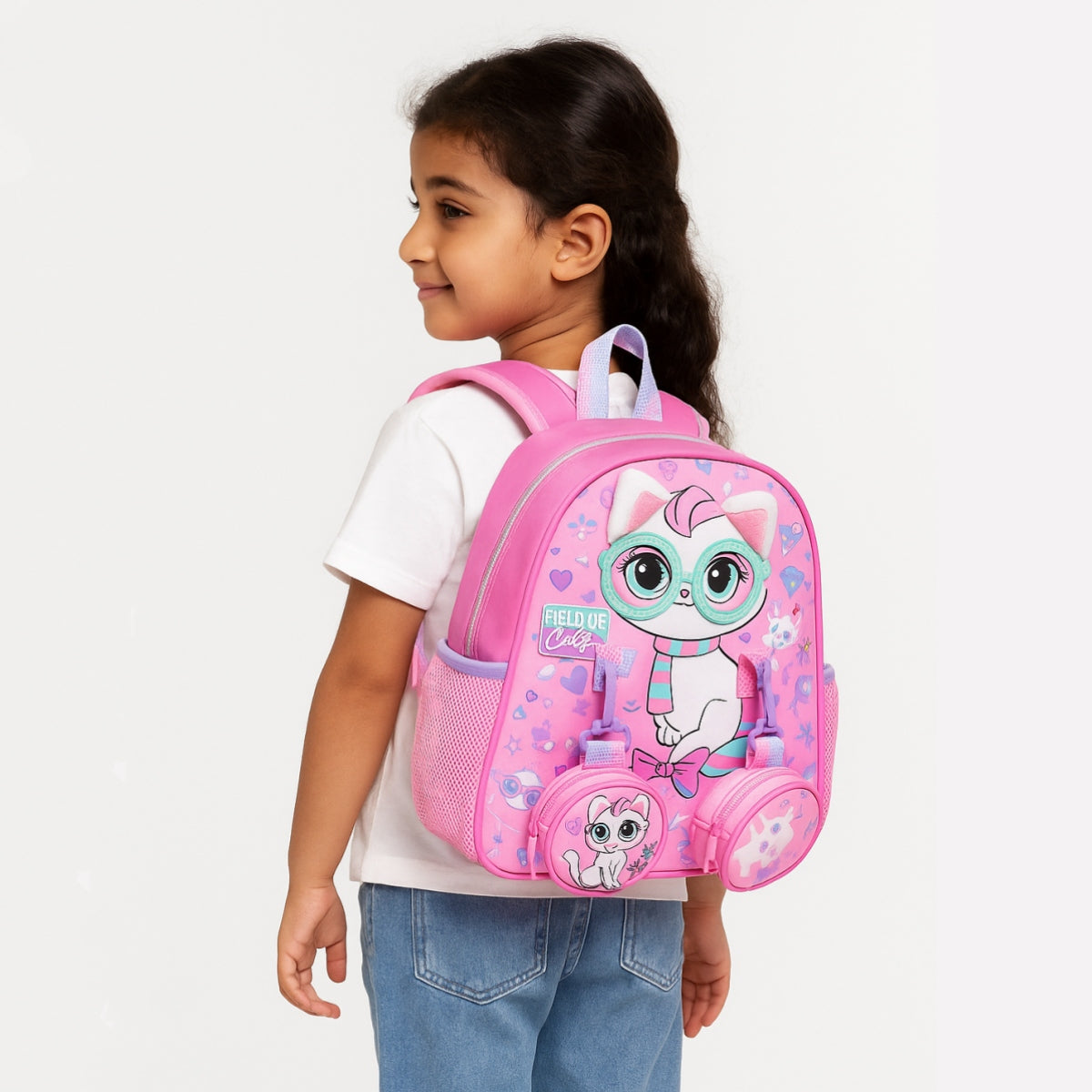 Cartoon Cat School Backpack