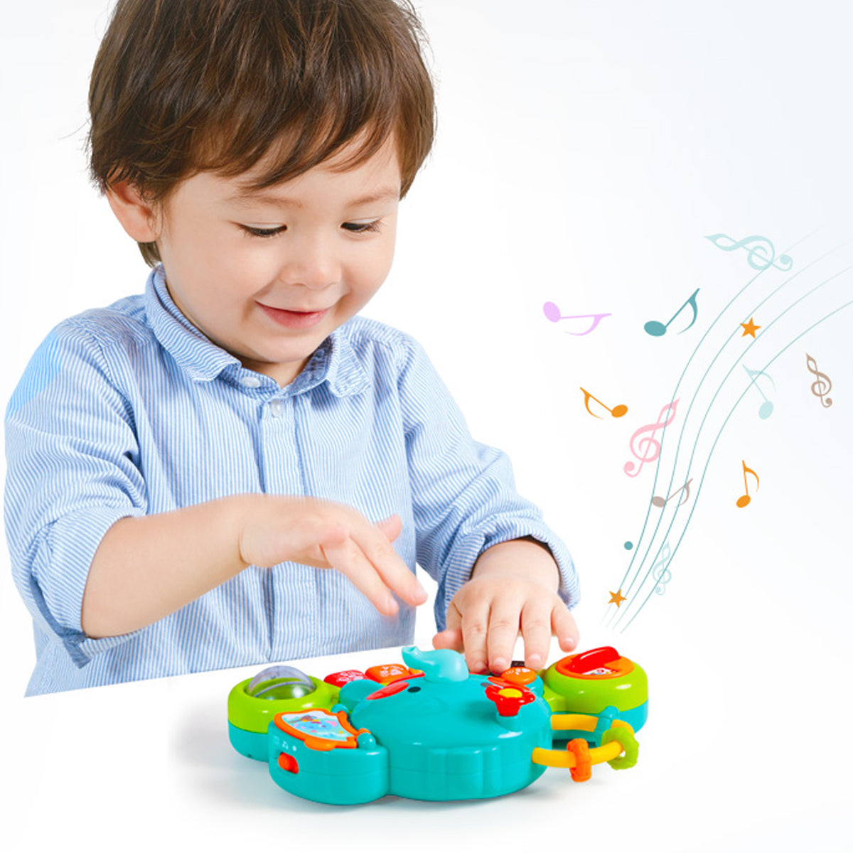 Little cute elephant toy piano