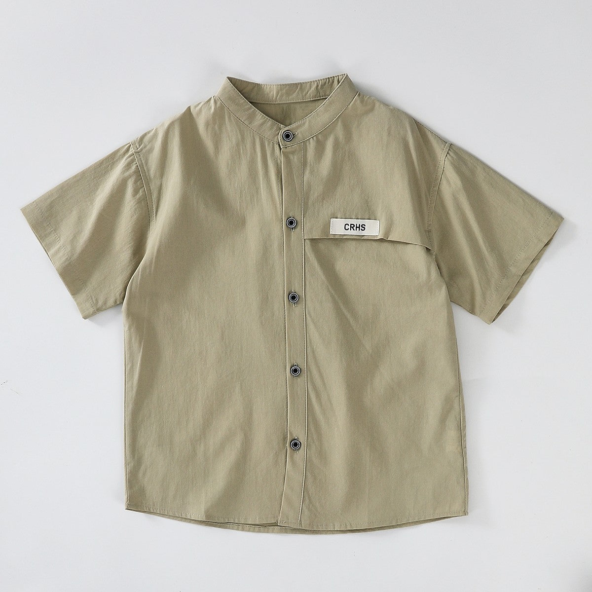 Short Stand Collar Shirt