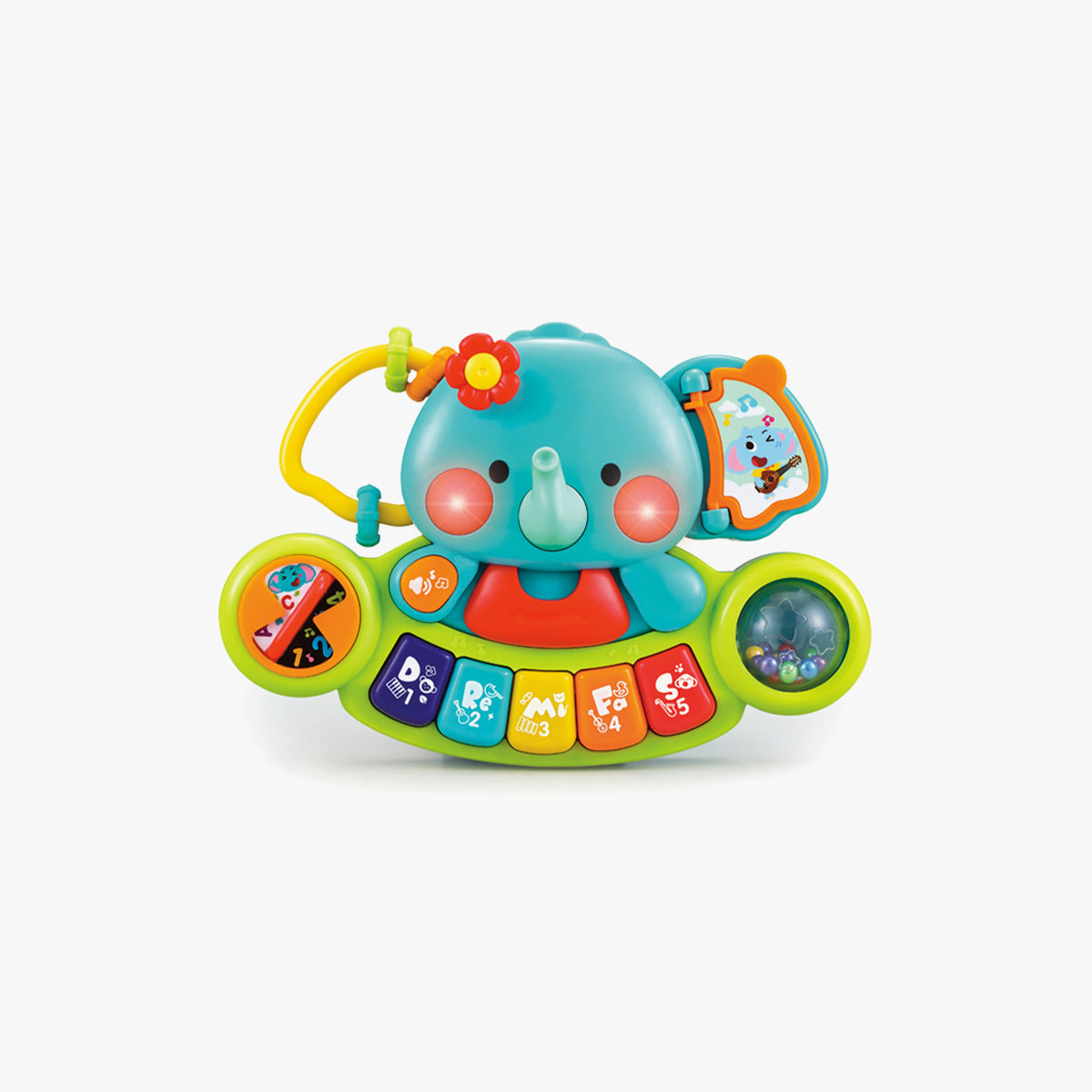 Little cute elephant toy piano