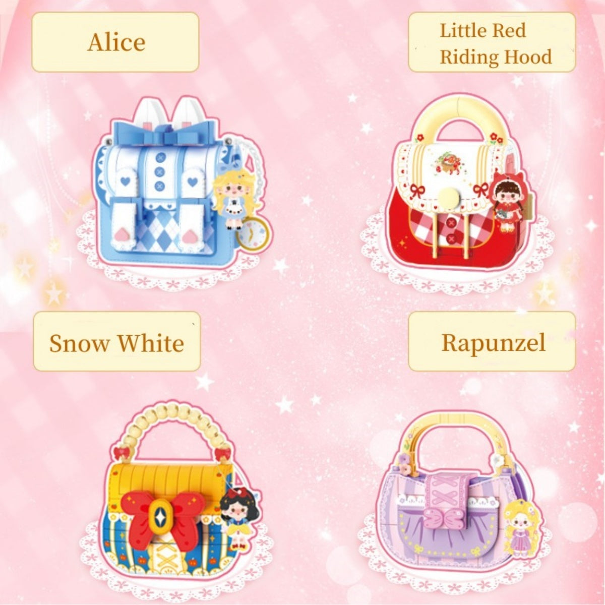 Building blocks-princess bag