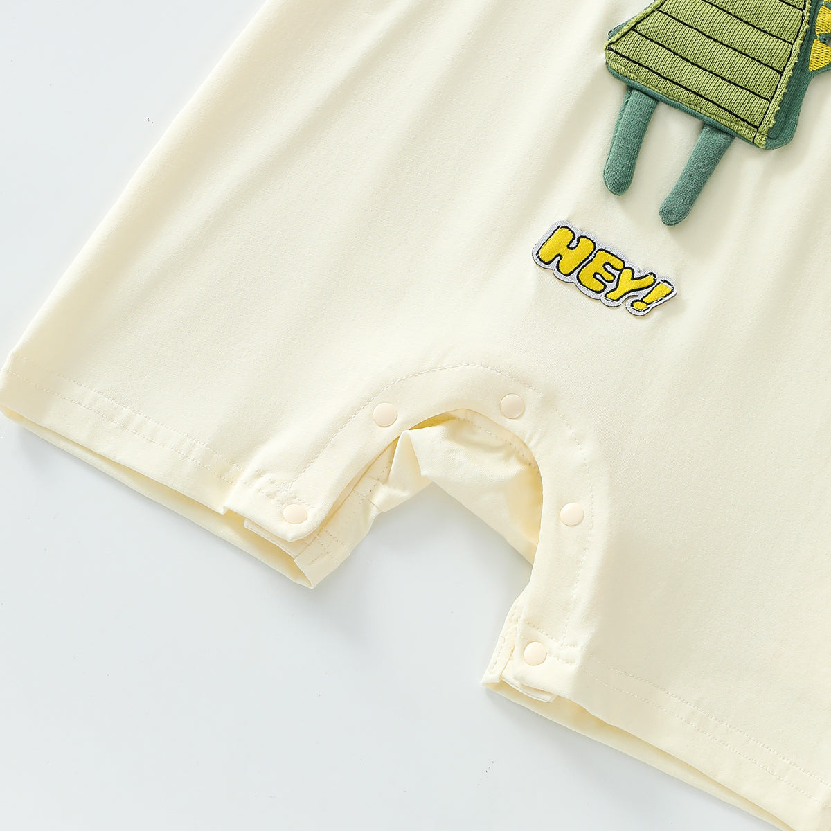 Dinosaur short sleeve romper