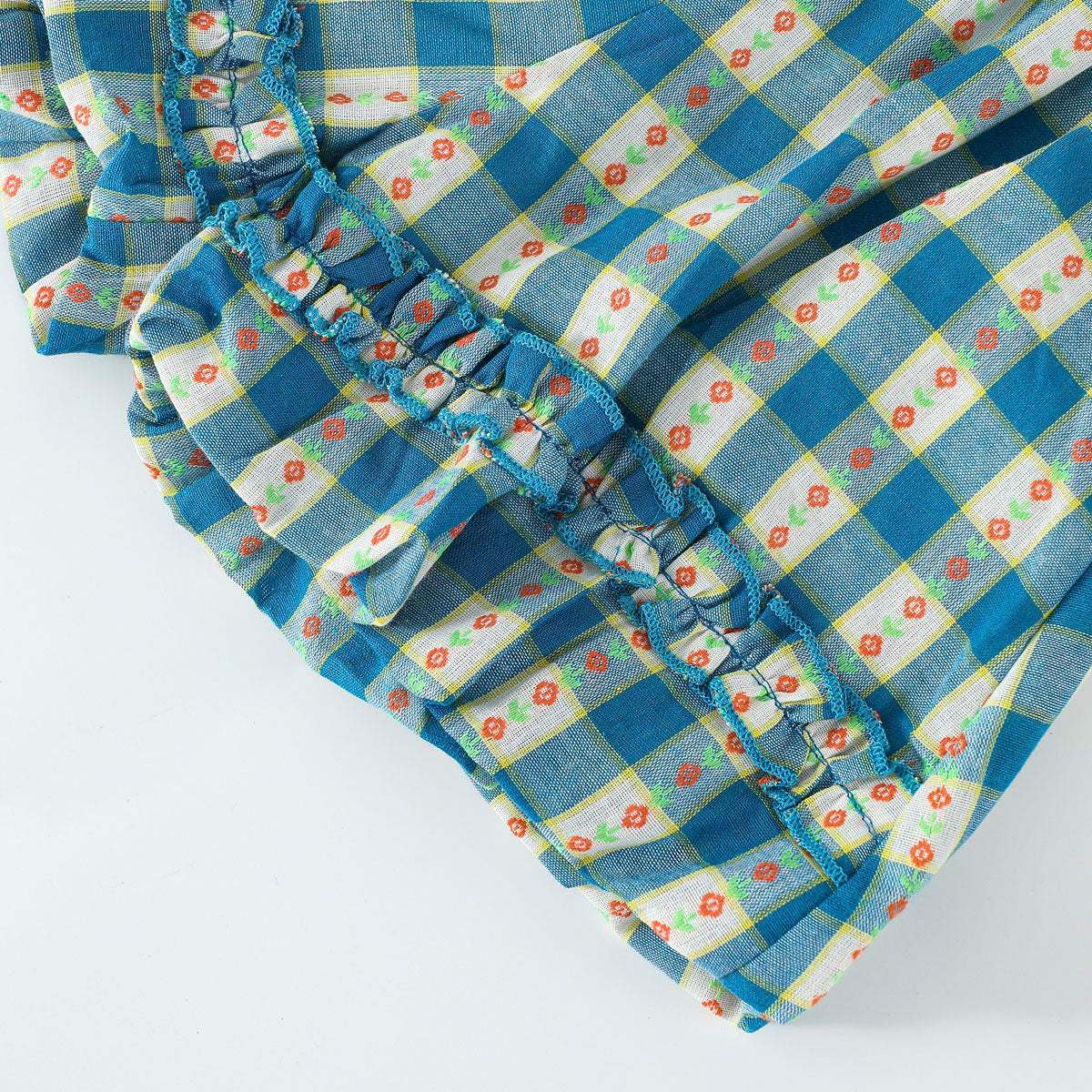 بدلة بلوزة منقوشة