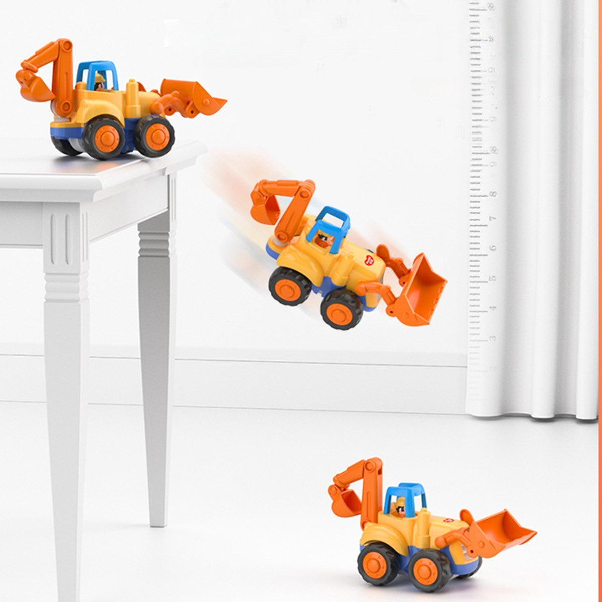 Construction vehicle toy set