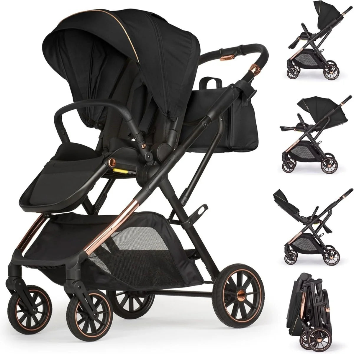 Hibobi Strato Ⅱ Lightweight Foldable High View Baby Stroller
