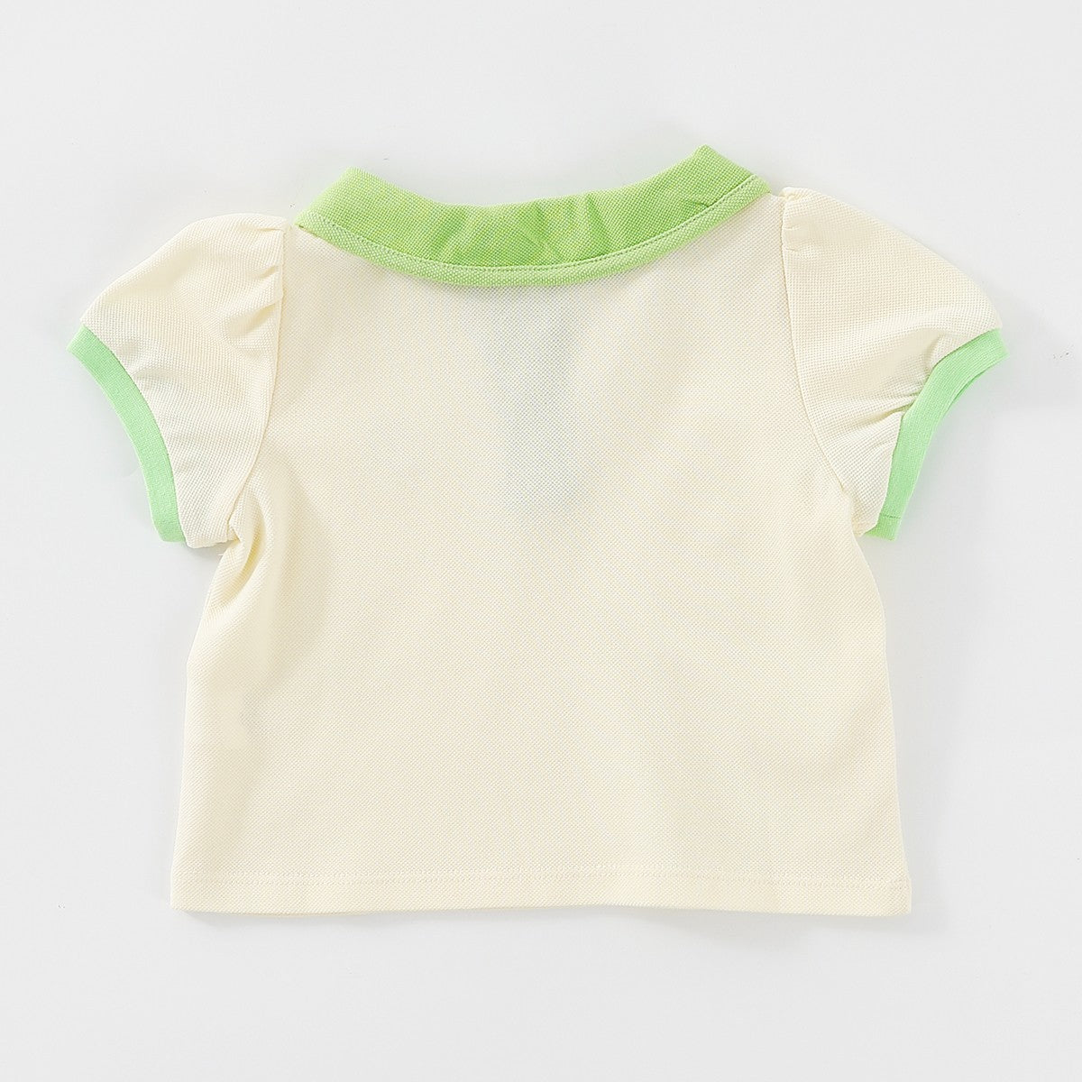 Peter Pan Collar Short Sleeve Polo Shirt