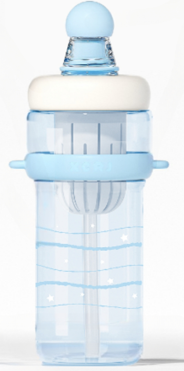 850ml Large-Capacity Kids Water Bottle with Carry Handle and Secure Lid