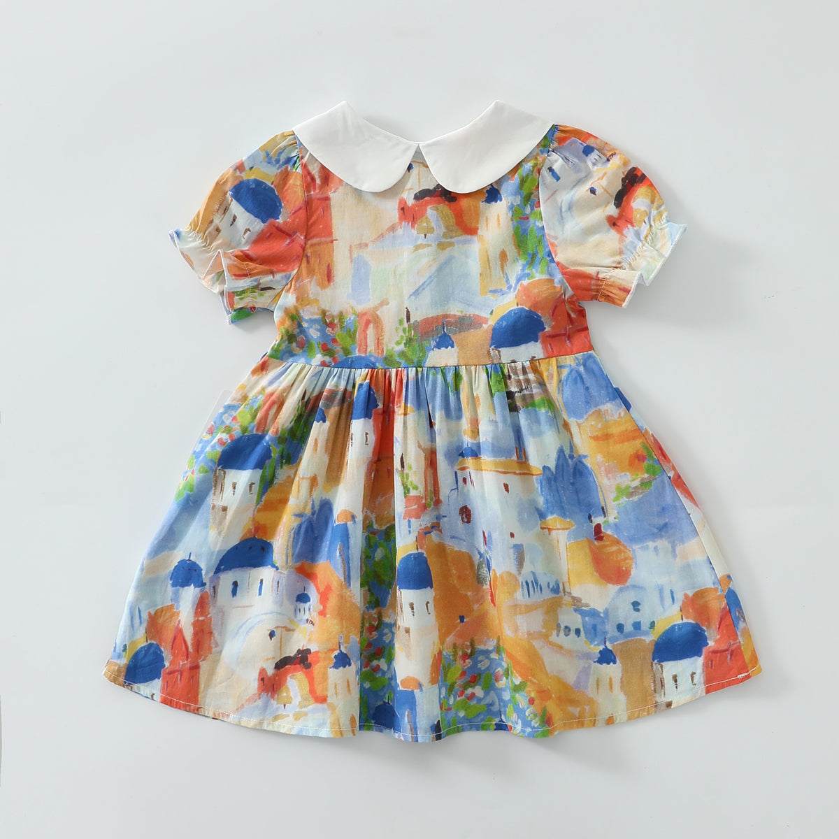 Mushroom flower print dress