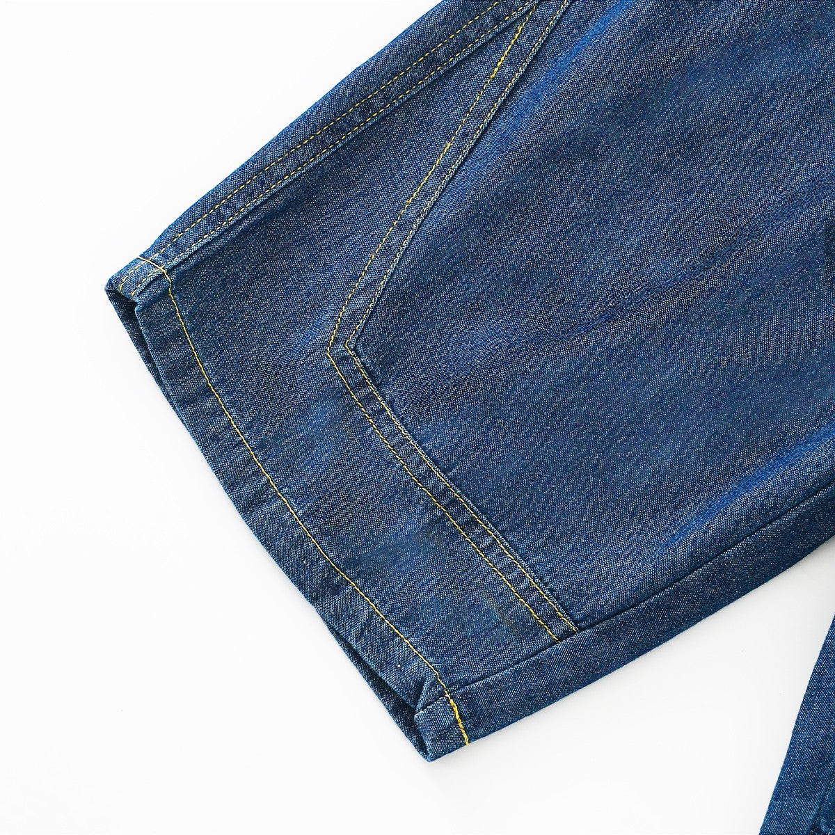 Patch Detail Lightweight Denim Shorts