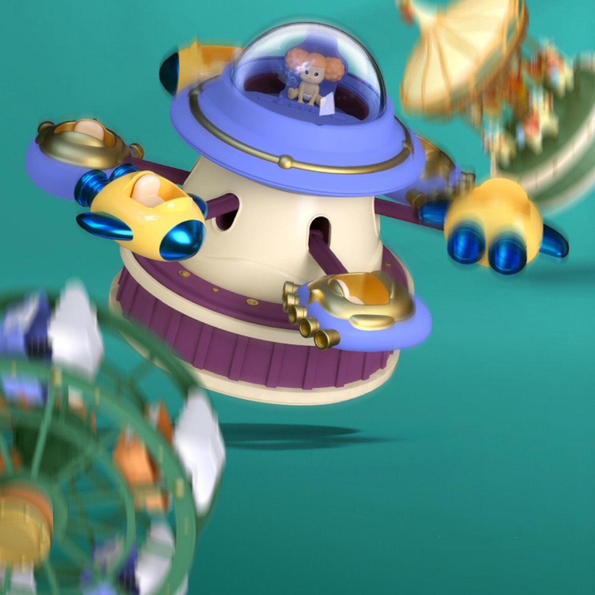 Dongji rotating spaceship