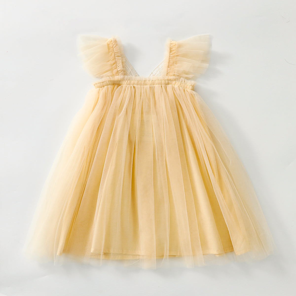 فستان شبكي بأجنحة الفراشة