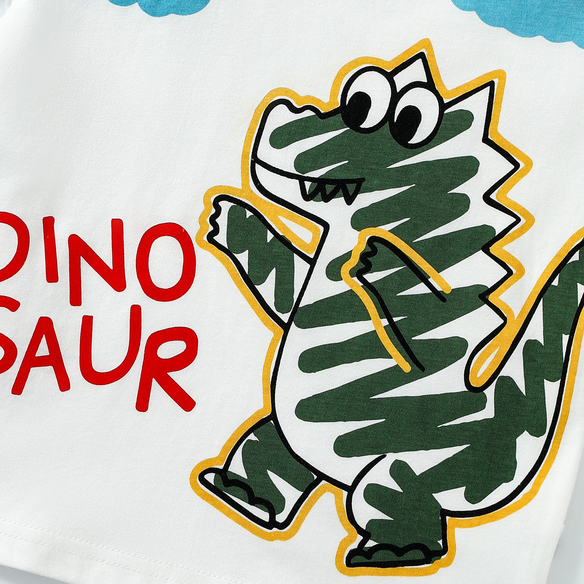 تي شيرت ديناصور ملون