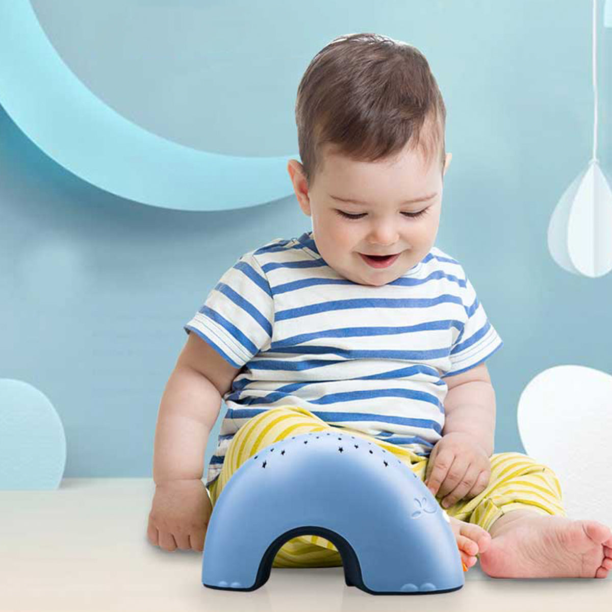 جهاز عرض سماء مرصعة بالنجوم وضوء ليلي مهدئ للأطفال | مساعد على نوم الرضع في غرفة الأطفال