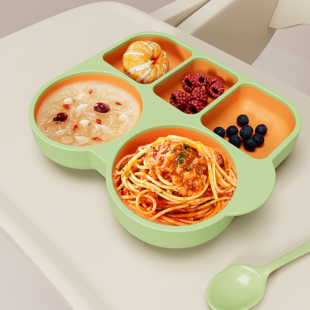 Silicone dinner plate