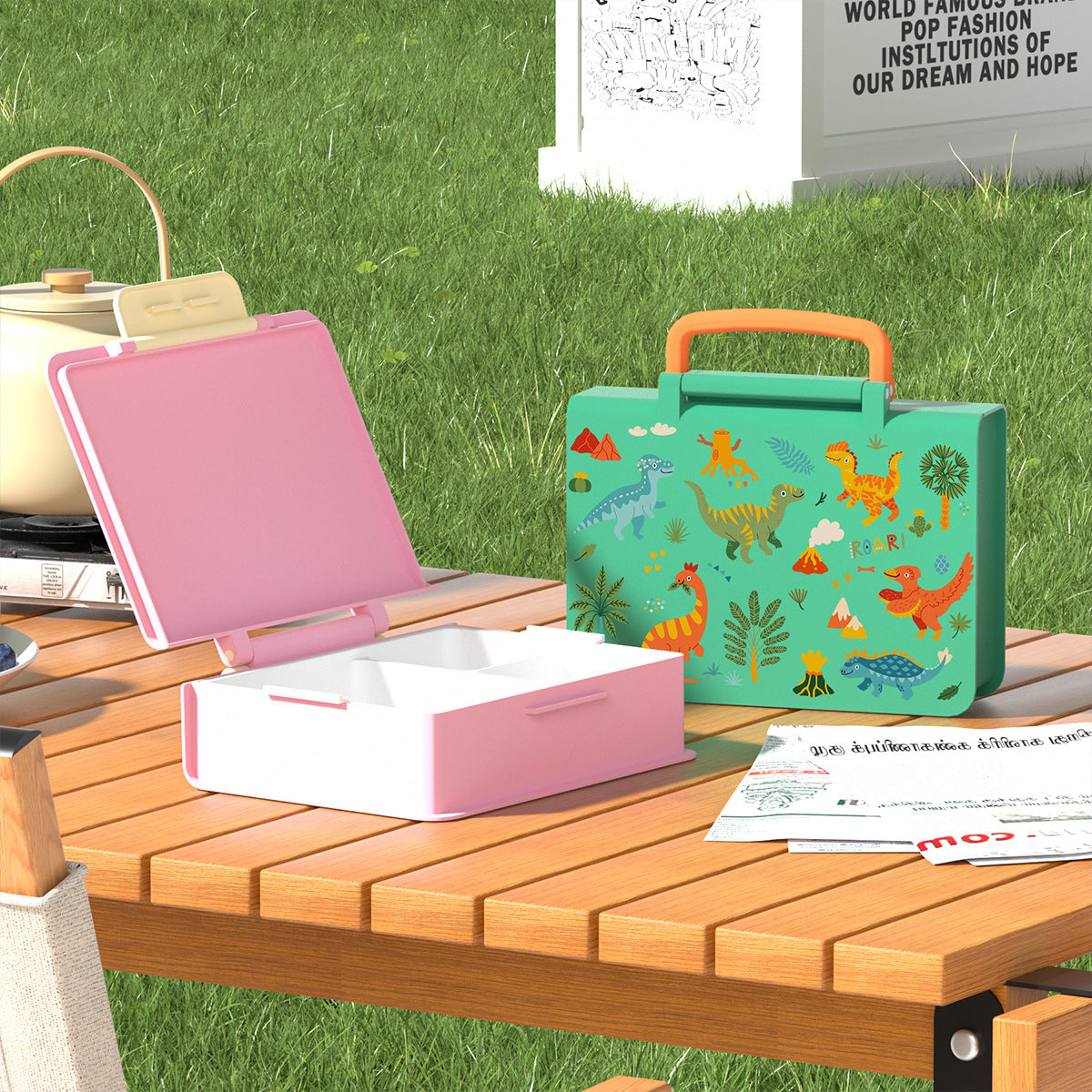 Lunch Simple Square Insulated Bento Box