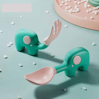 Baby Elephant Fork and Spoon