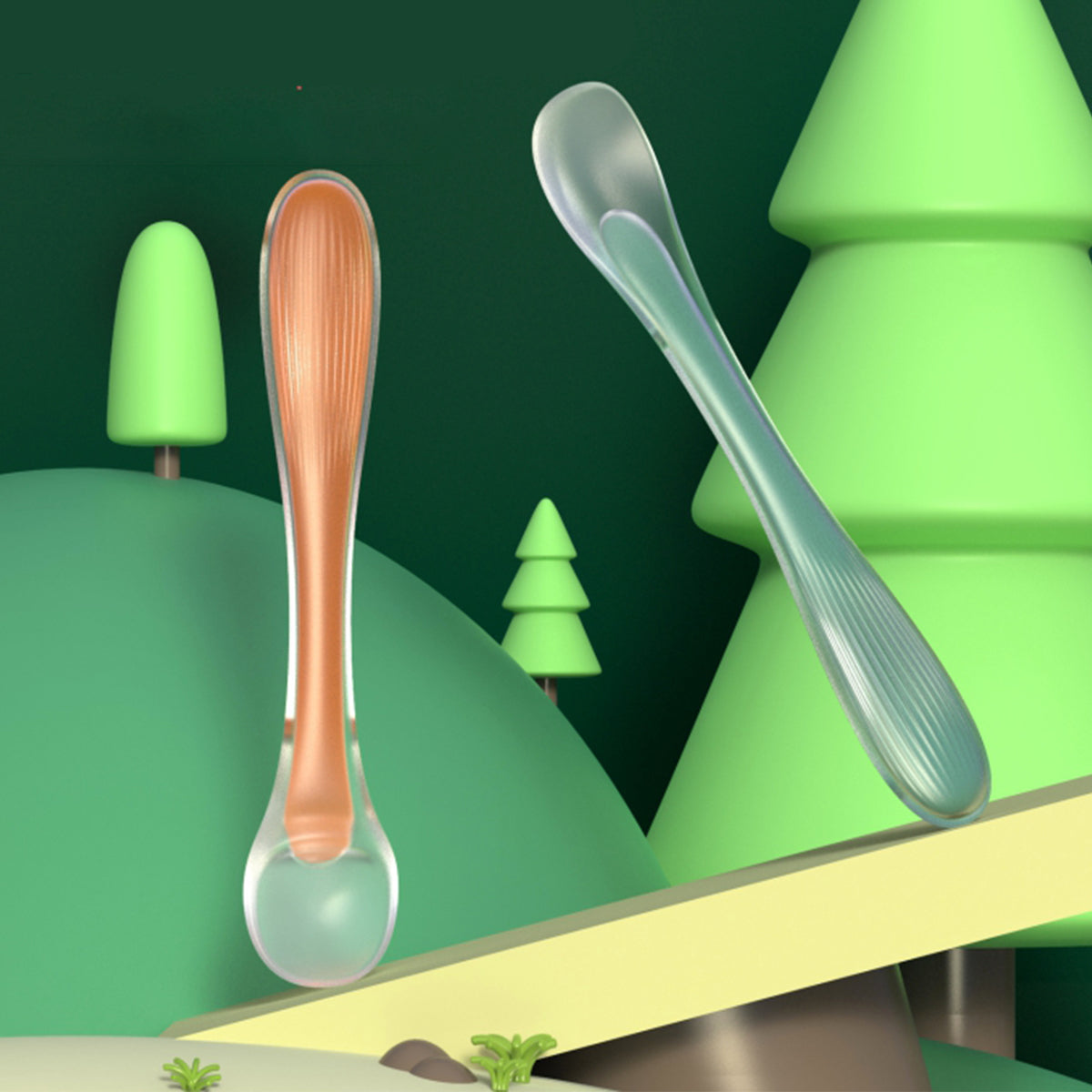 Dual-purpose Silicone Spoon Set