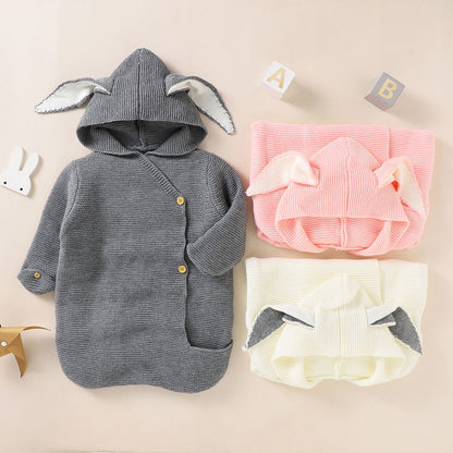 Baby Knit Bunny Sleeping Bag