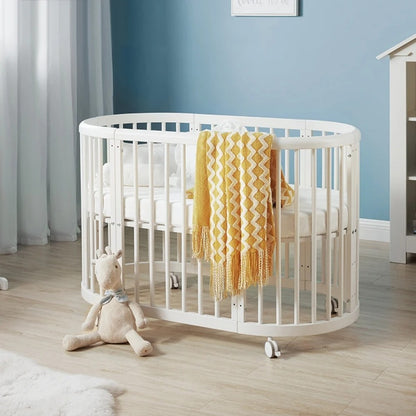 Hibobi Convertible Round Baby Cot