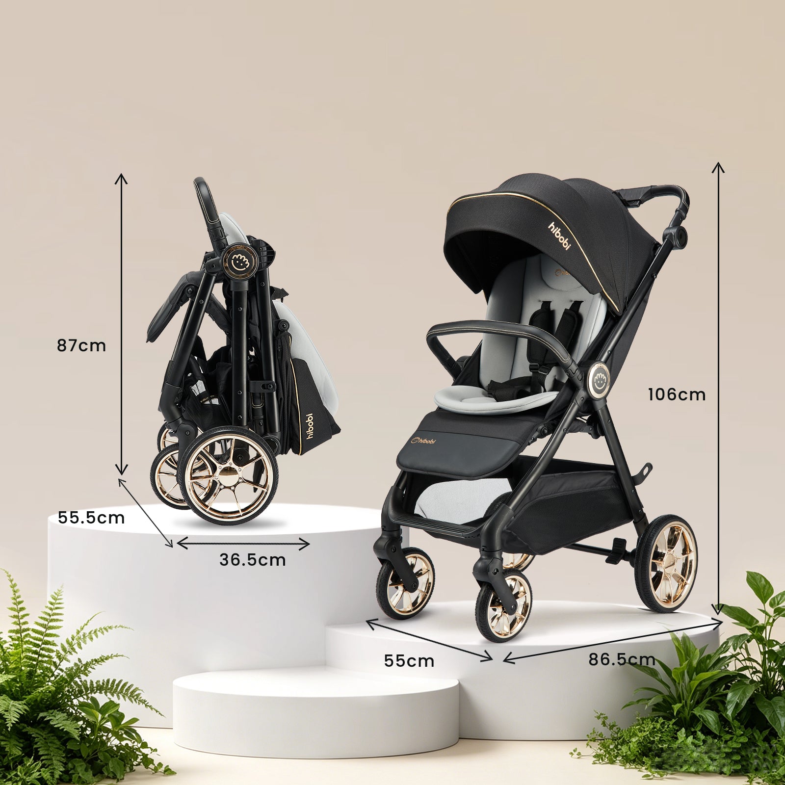 Hibobi Strato™ Large-Space Landscape Stroller