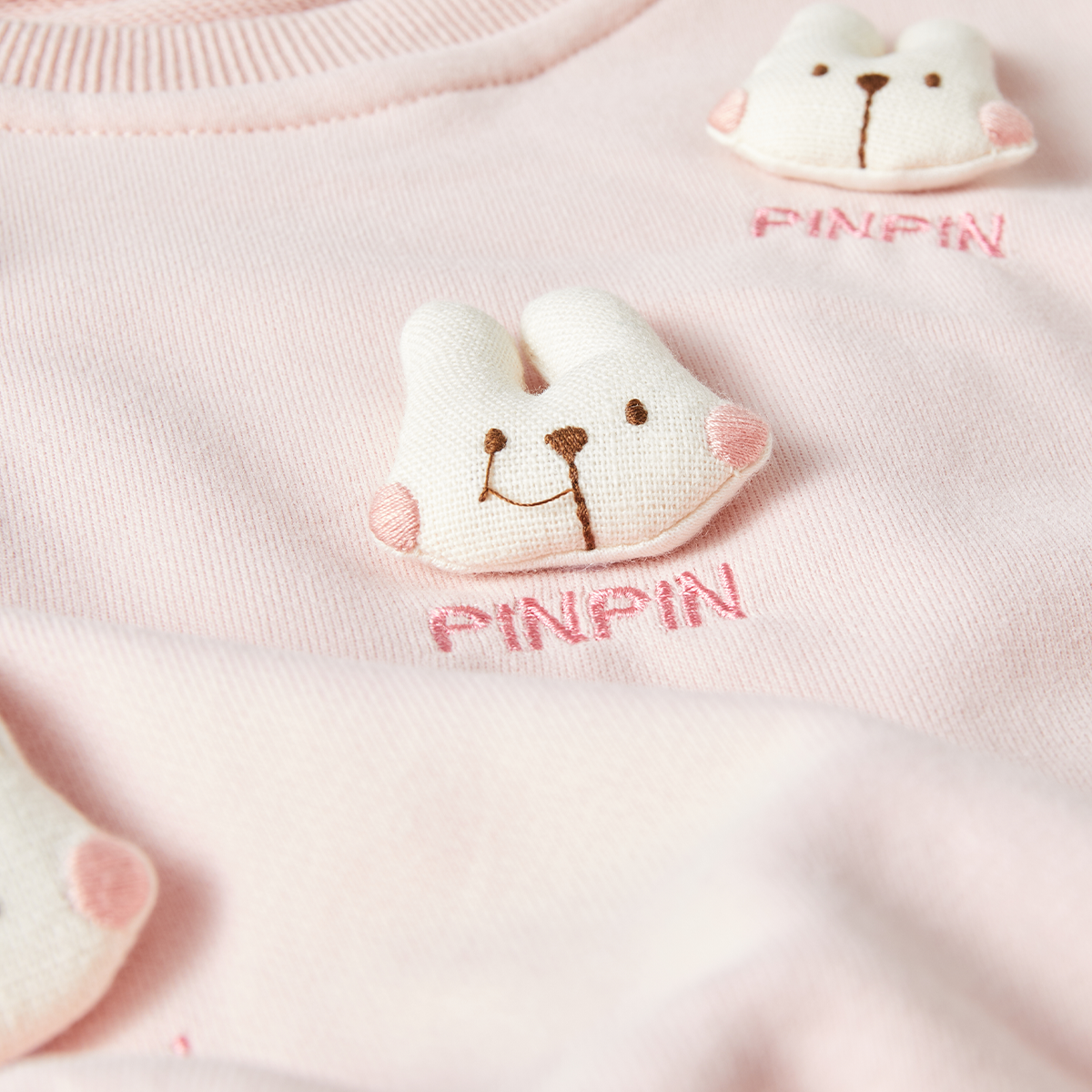 1-3 Years Bunny Baby Sweatshirt Set