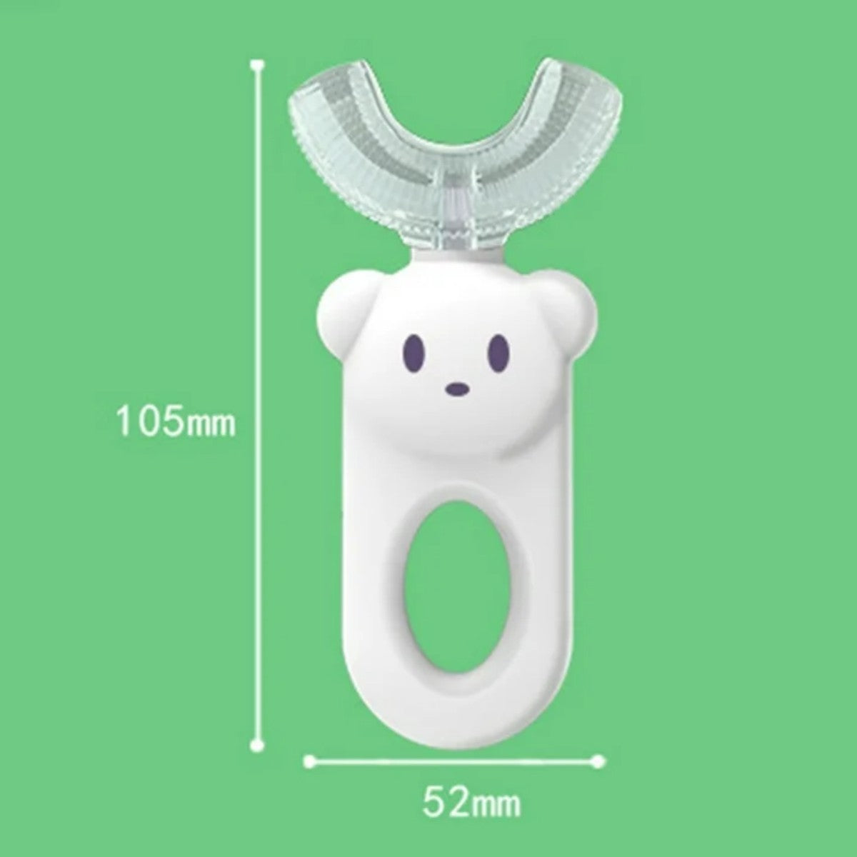 U-Shaped Kids Toothbrush with Soft Bristles