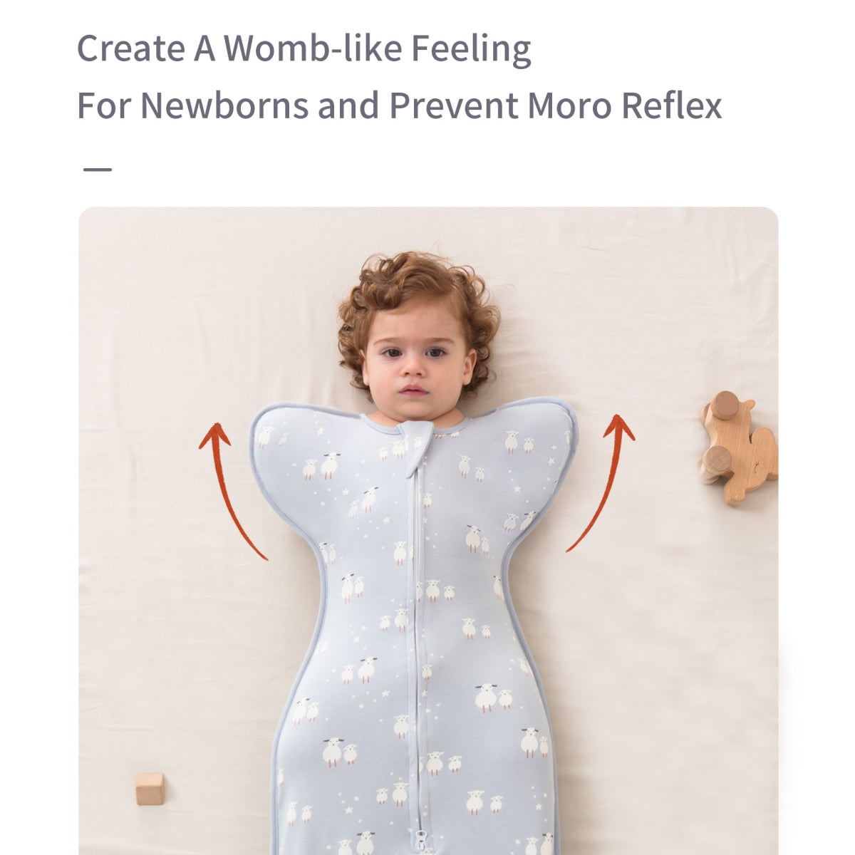 Cotton Baby Anti-Surprise Jump Swaddle Blanket