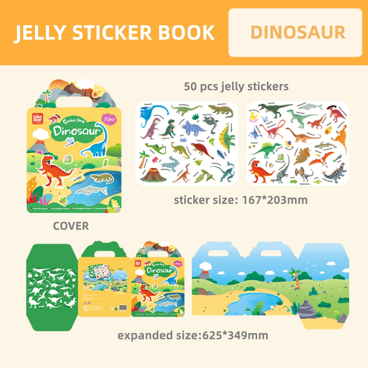 Jelly Stickers & Quiet Book