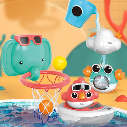 Elephant Basketball Baby Bath Toy
