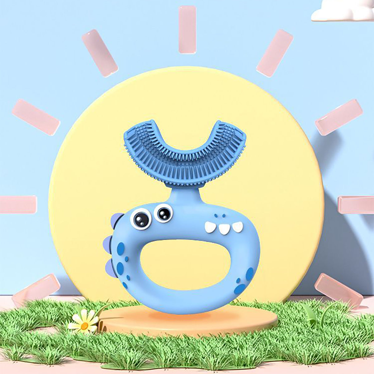 U-Shaped Manual Toothbrush