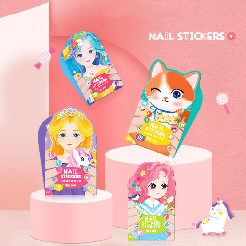Girls Garden & Underwater World Nail Stickers