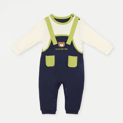 3–18 Months Cotton Bear Print Romper