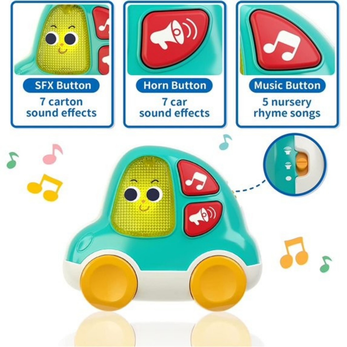 Musical Car Keychain Toy